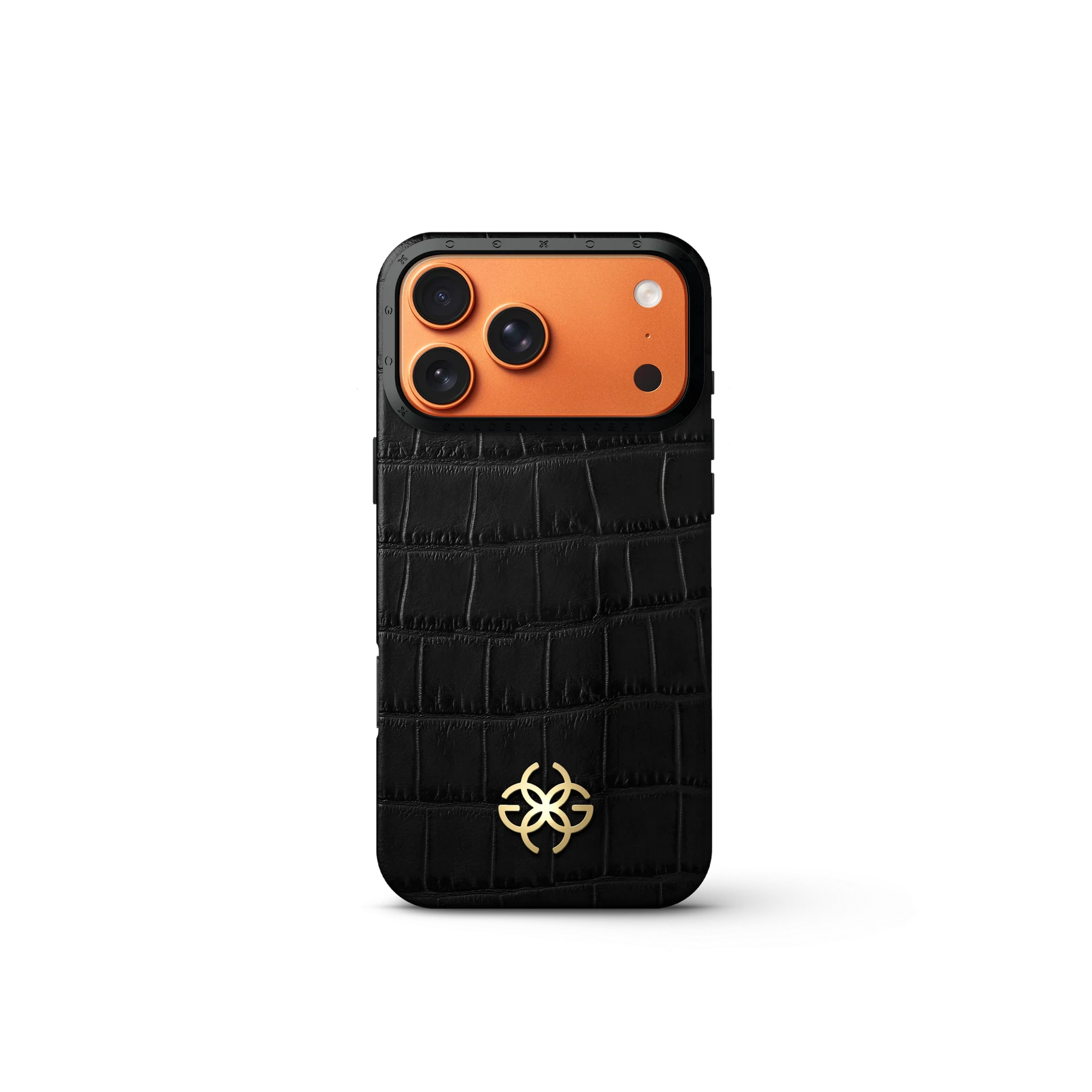 iPhone Case 18 & 17 &mdash; Embossed Croco Logo (Pro) view 2