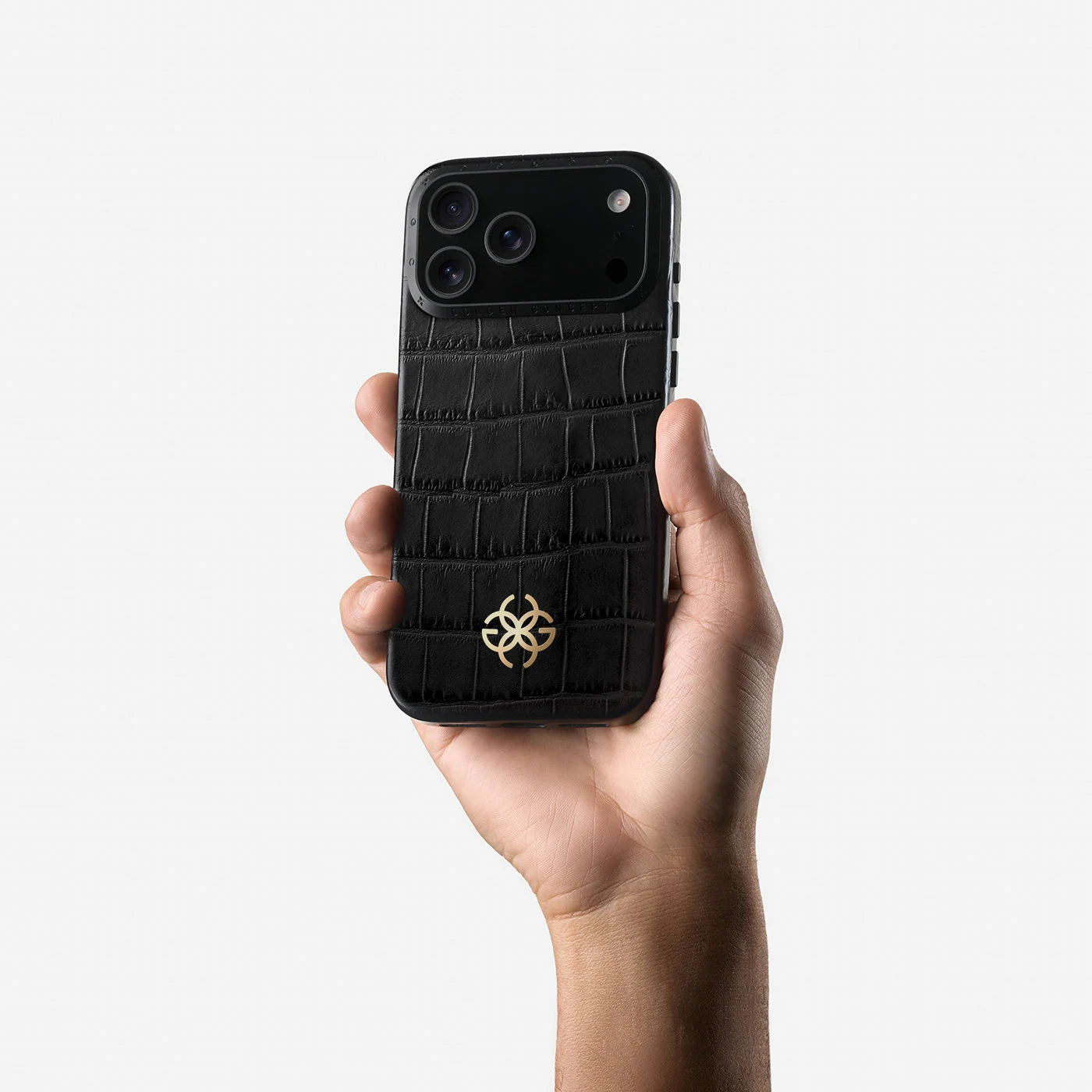 iPhone Case 18 & 17 &mdash; Embossed Croco Logo (Pro) view 5