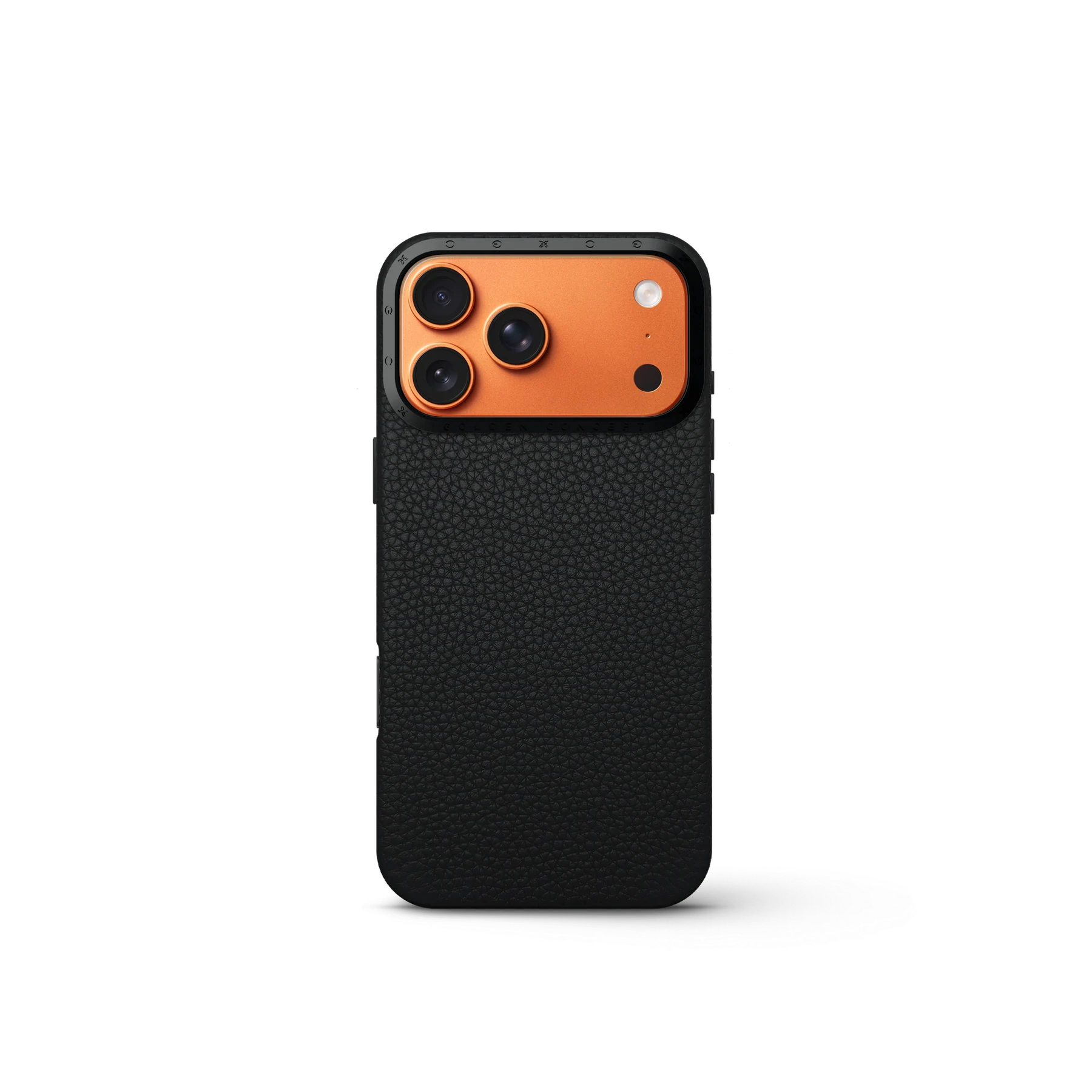 iPhone Case 18 & 17 &mdash; Full-Grain Leather Black view 2