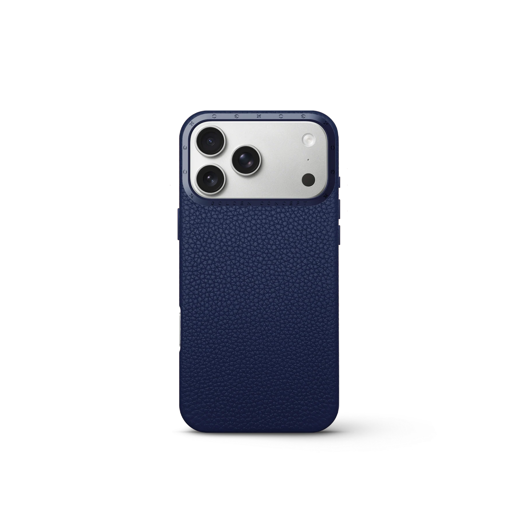 iPhone Case 18 & 17 &mdash; Full-Grain Leather Midnight Blue view 2
