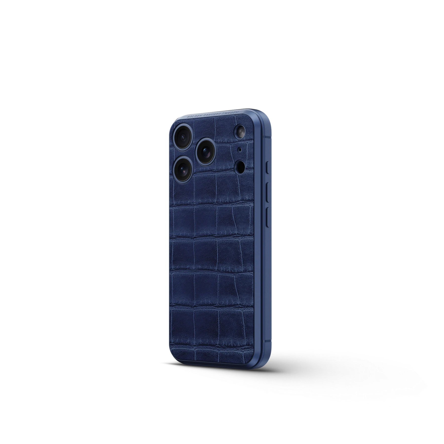 iPhone 17 Magnetic Shield &mdash; Croco Midnight Blue view 2