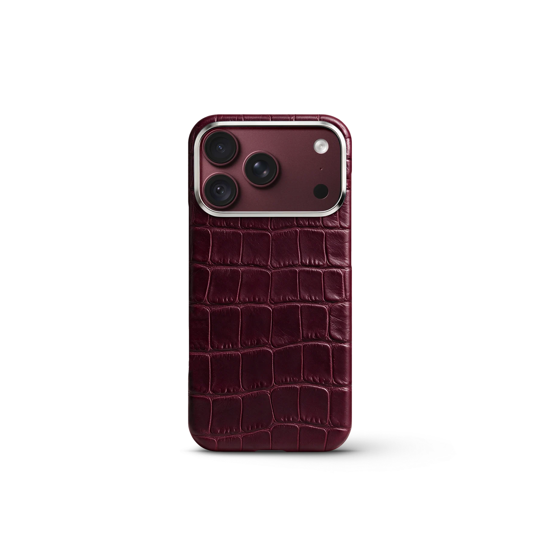 iPhone Case 18 & 17 &mdash; Alligator Burgundy view 2