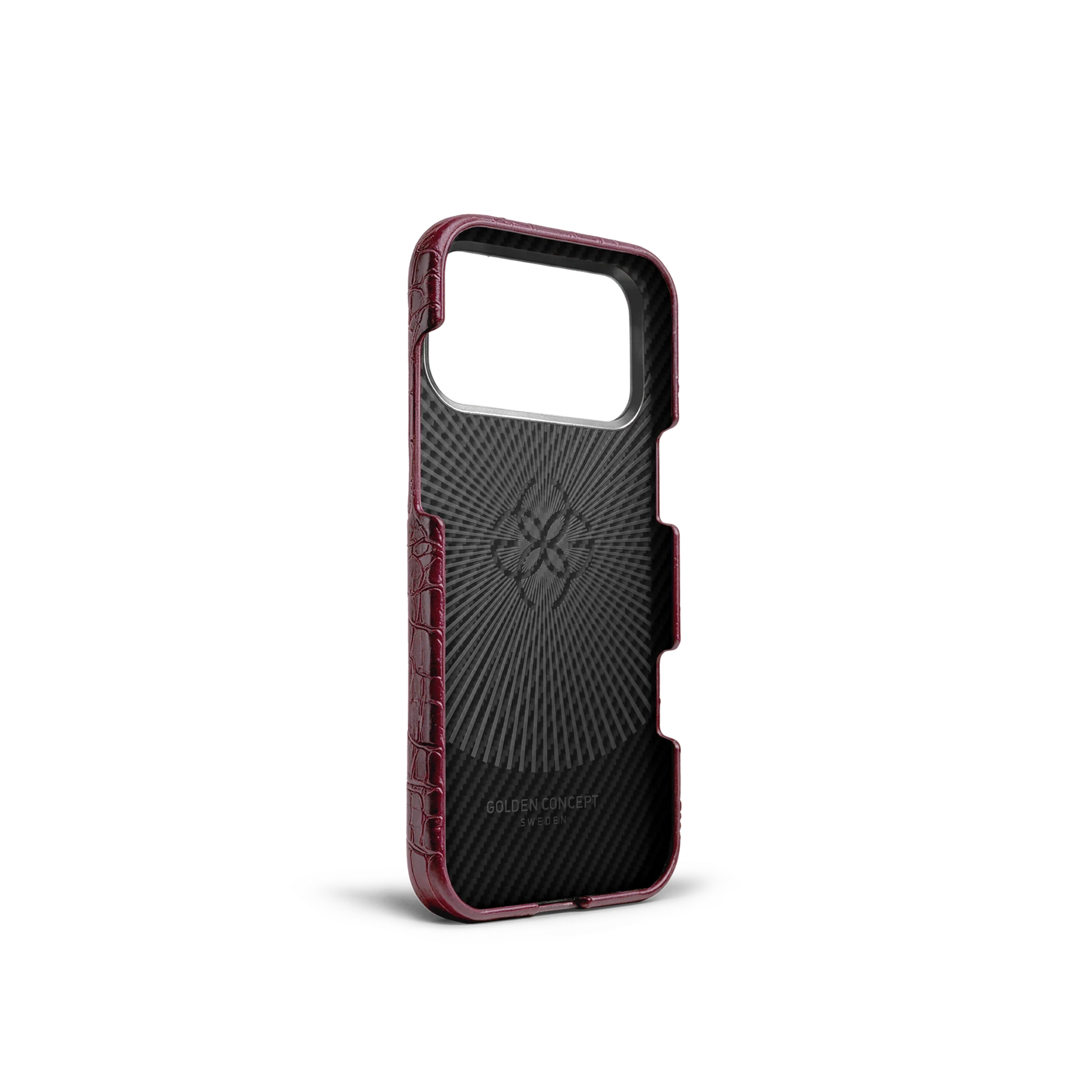 iPhone Case 18 & 17 &mdash; Alligator Burgundy view 3