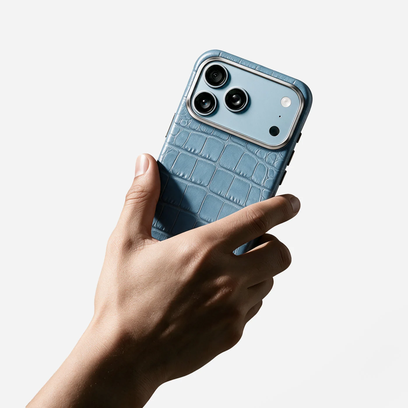 iPhone Case 18 & 17 &mdash; Alligator Light Blue view 9