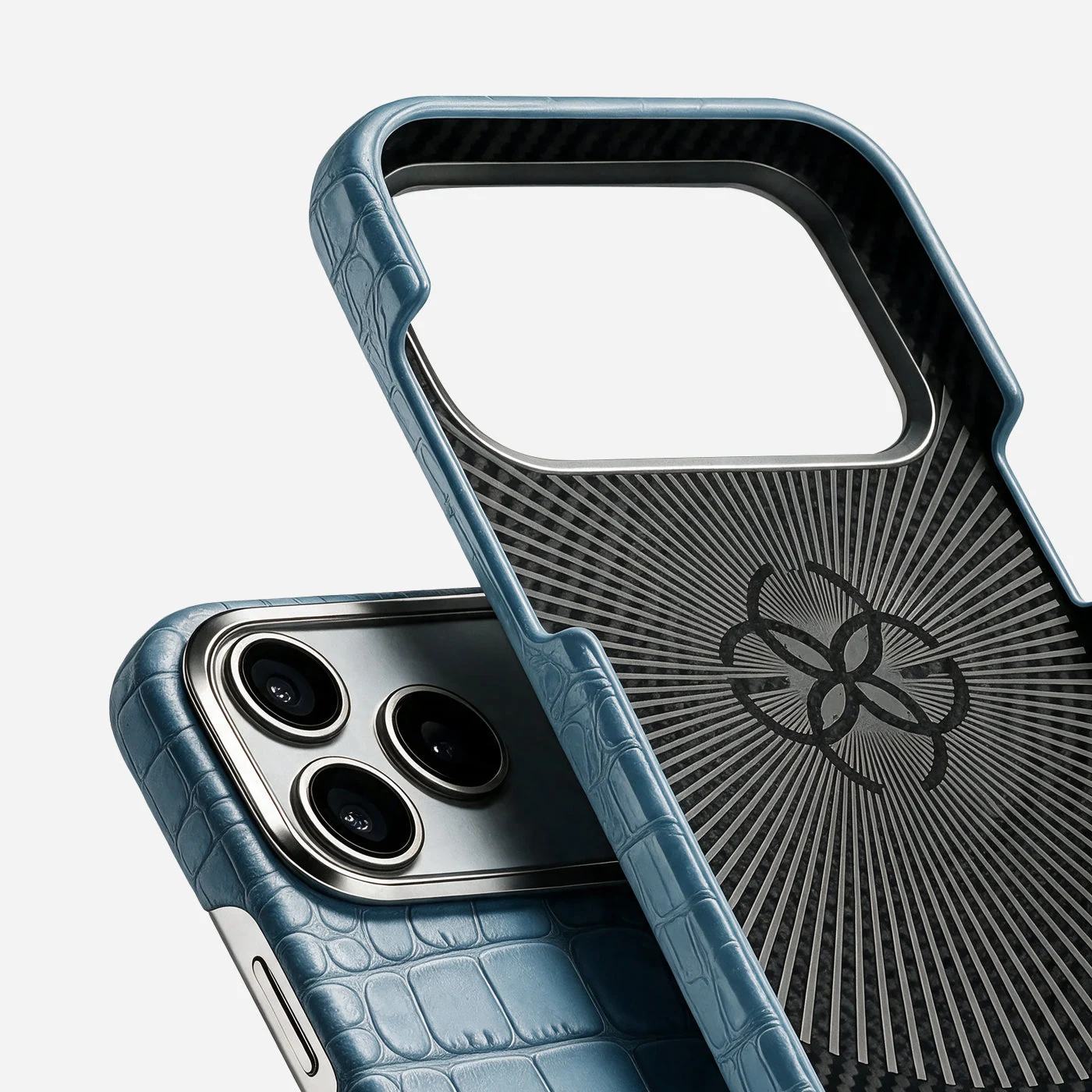 iPhone Case 18 & 17 &mdash; Alligator Light Blue view 11