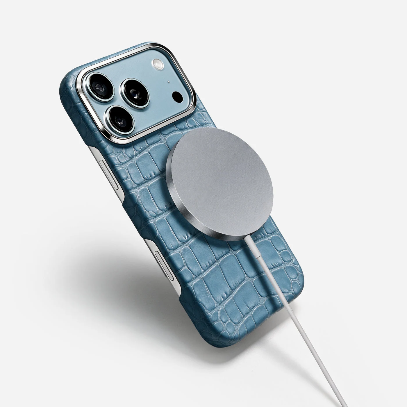 iPhone Case 18 & 17 &mdash; Alligator Light Blue view 13