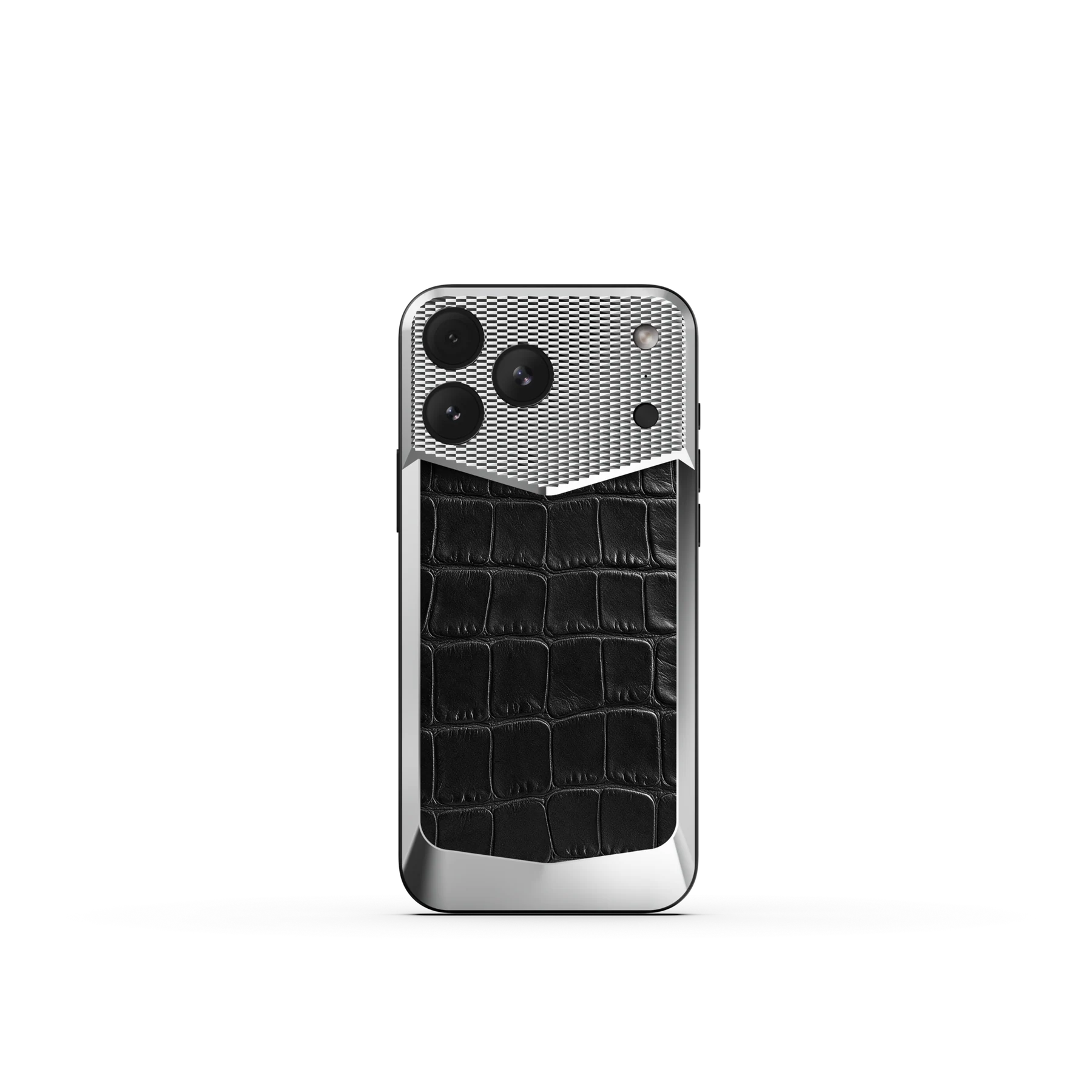 iPhone 18 EV Magnetic Shield &mdash; Black Alligator