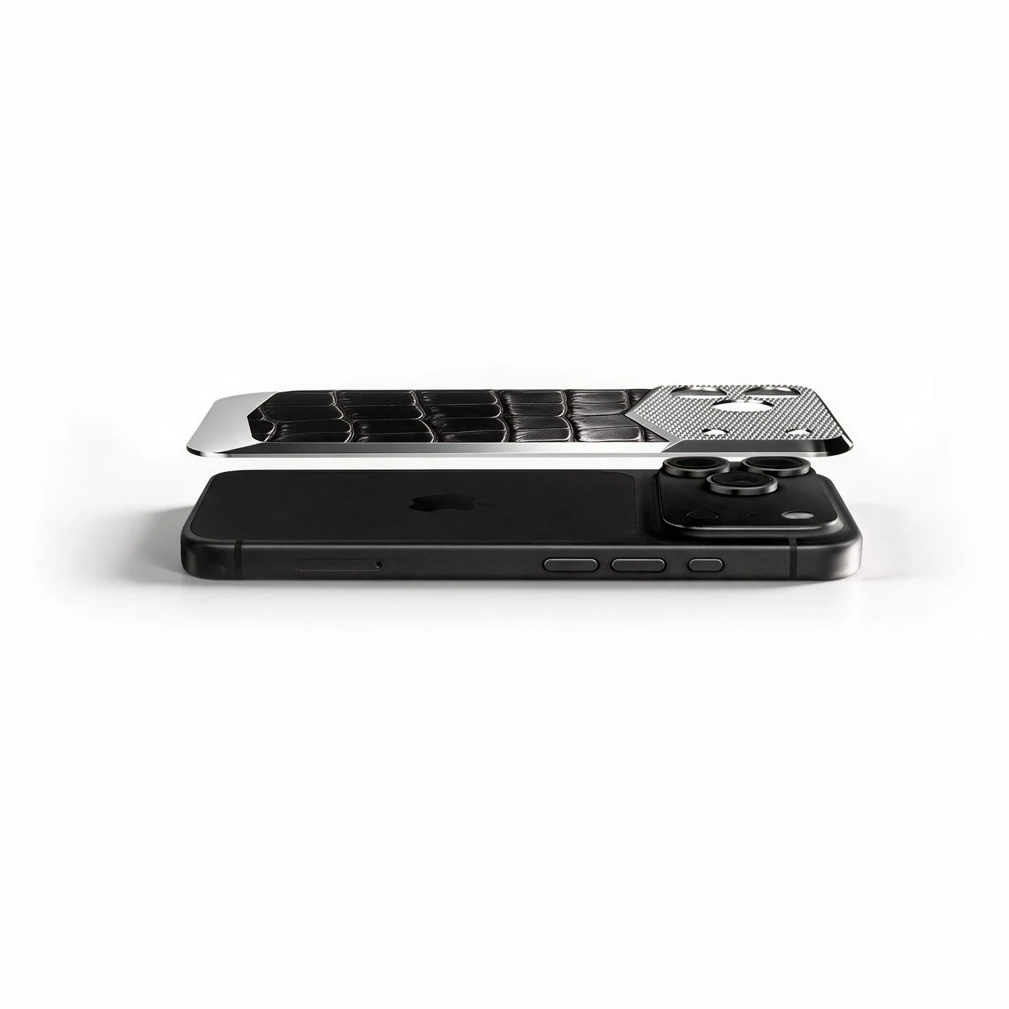 iPhone 18 EV Magnetic Shield &mdash; Black Alligator view 4