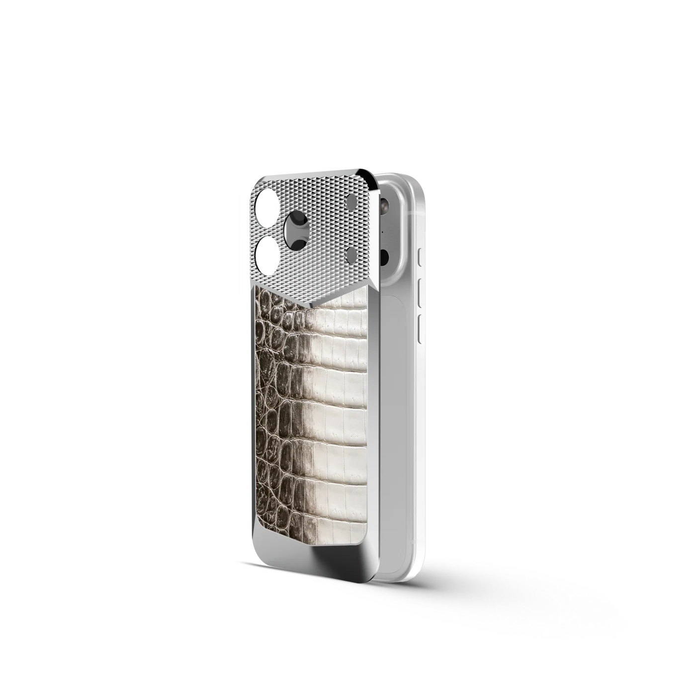 iPhone 18 EV Magnetic Shield &mdash; Himalaya Crocodile view 3