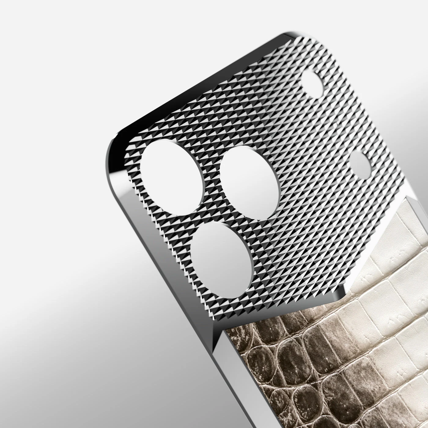 iPhone 18 EV Magnetic Shield &mdash; Himalaya Crocodile view 5