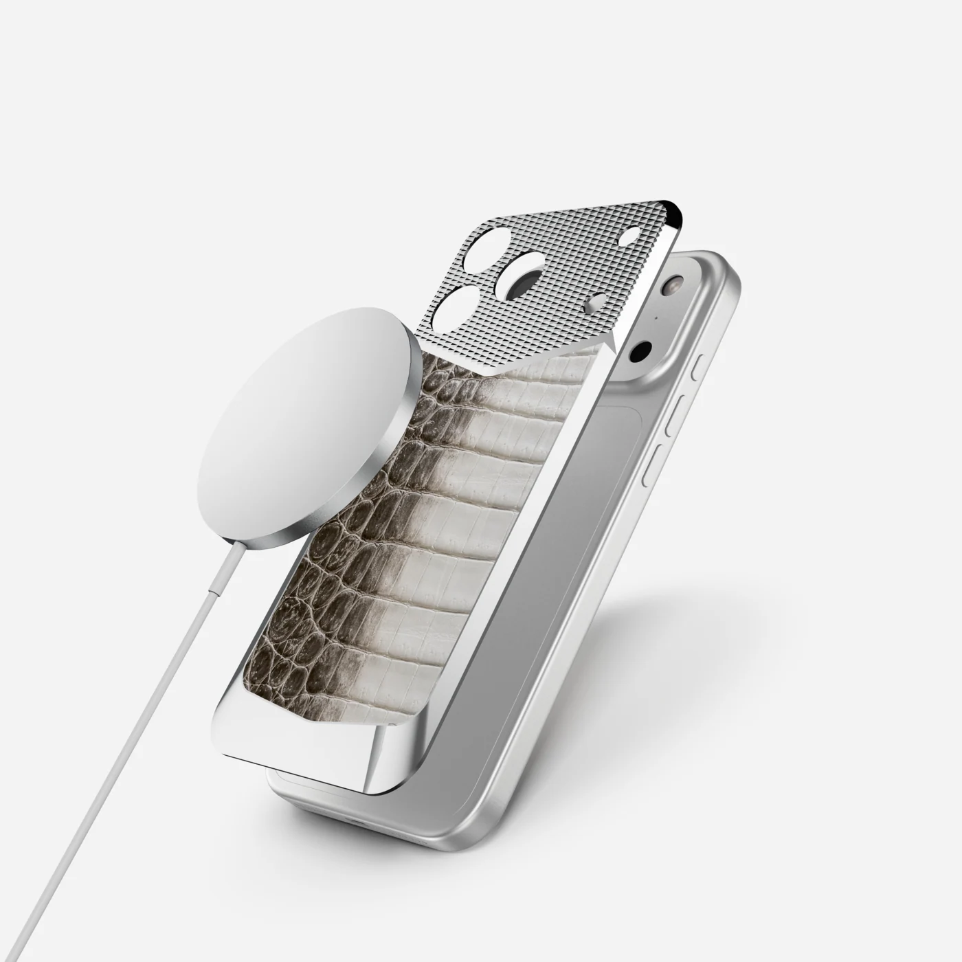 iPhone 18 EV Magnetic Shield &mdash; Himalaya Crocodile view 8