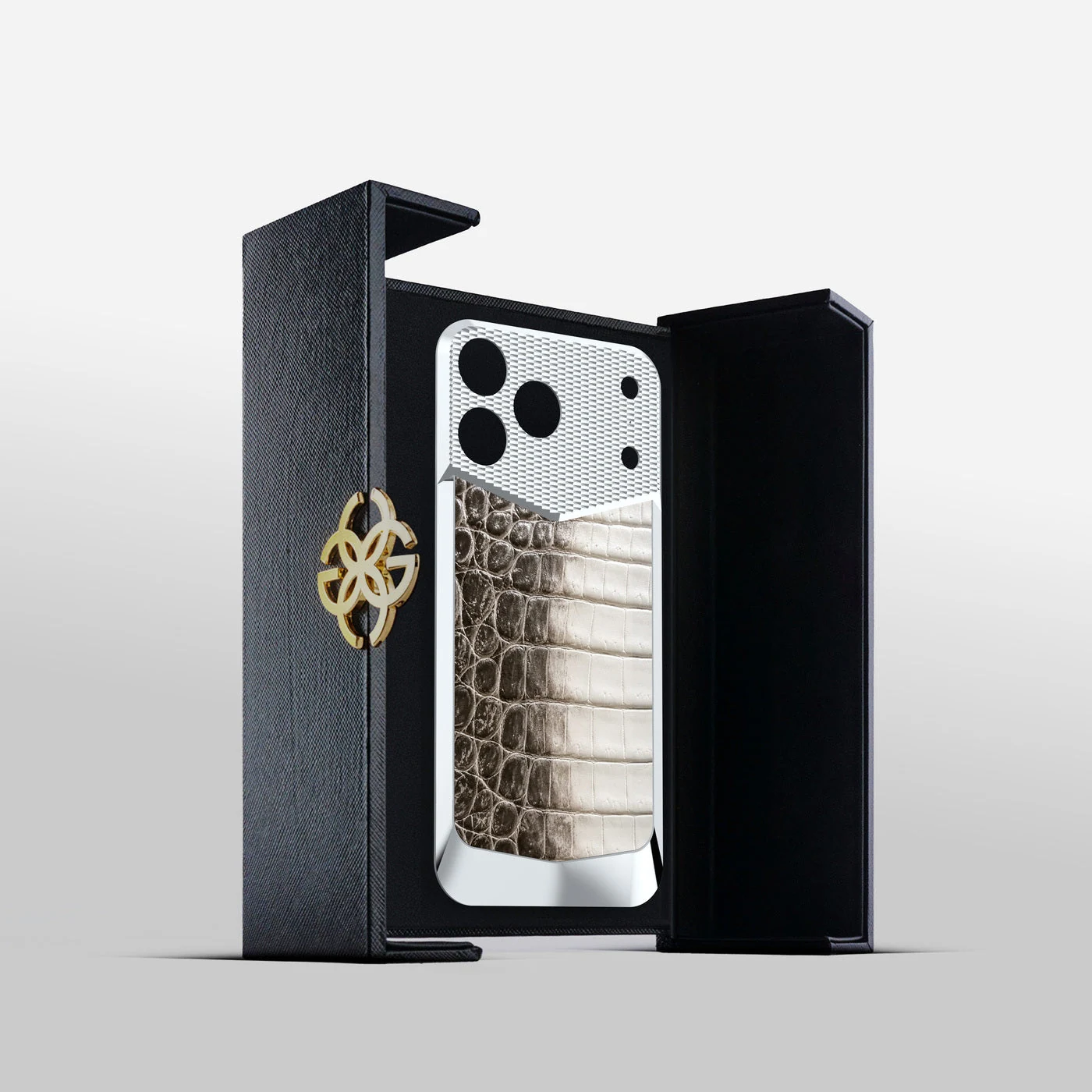 iPhone 18 EV Magnetic Shield &mdash; Himalaya Crocodile view 9