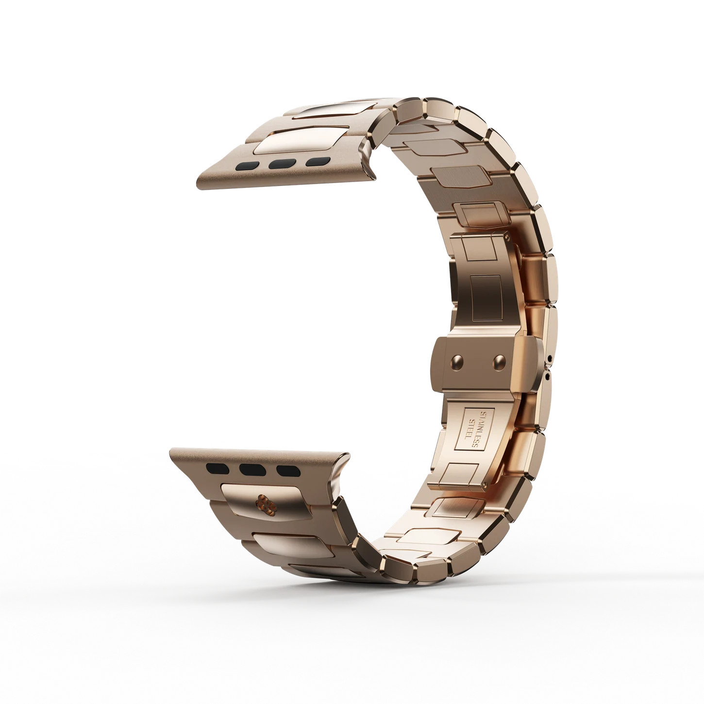 Golden Concept Royal II Apple Watch strap in gold