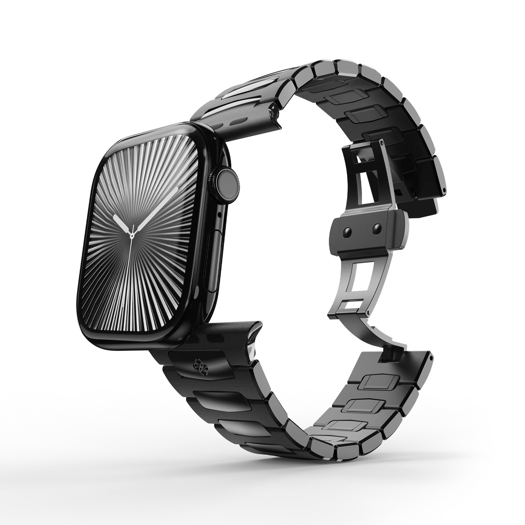 Apple Watch Strap &mdash; Royal II Black view 6