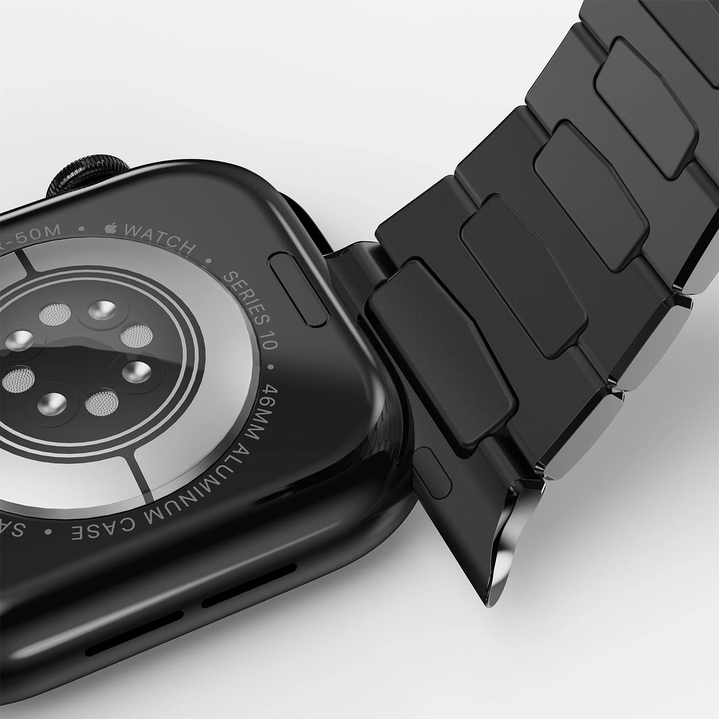 Apple Watch Strap &mdash; Royal II Black view 9