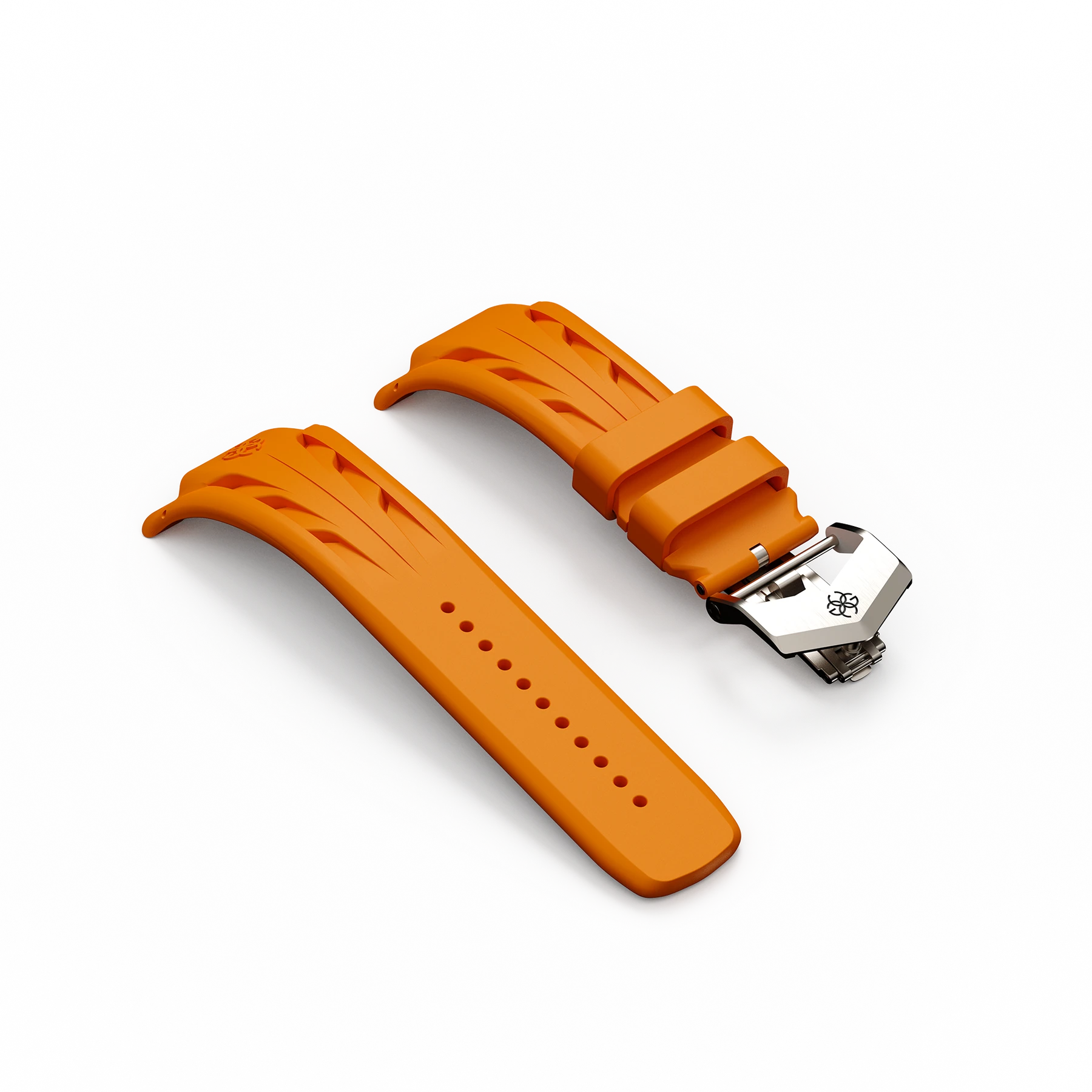 Apple Watch Strap &mdash; Racing Sport Sunset Orange view 2